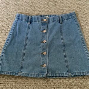 Forever 21 Jean Skirt Girls size 11/12